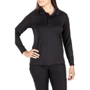 5.11 Women's Performance Long Sleeve Polo | Black | 62408