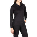5.11 Women's Performance Long Sleeve Polo | Black | 62408