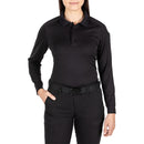5.11 Women's Performance Long Sleeve Polo | Black | 62408