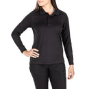 5.11 Women's Performance Long Sleeve Polo | BLACK | 62408