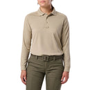 5.11 Women's Performance Long Sleeve Polo | SILVER TAN | 62408