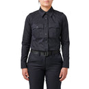 5.11 Women's Stryke PDU Twill Class A Long Sleeve Shirt | MIDNIGHT NVY | 62422ABR