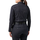 5.11 Women's Stryke PDU Twill Class A Long Sleeve Shirt | Midnight Nvy | 62422ABR