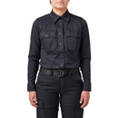 5.11 Women's Stryke PDU Twill Class B Long Sleeve Shirt | MIDNIGHT NVY | 62425ABR