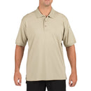 5.11 Men's Tactical Jersey Short Sleeve Polo | Silver Tan | 71182