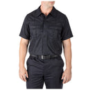 5.11 Men's Fast-Tac Twill Class A Short Sleeve Shirt | MIDNIGHT NVY | 71384ABR