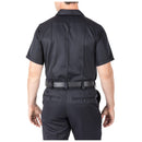 5.11 Men's Fast-Tac Twill Class A Short Sleeve Shirt | Midnight Nvy | 71384ABR