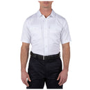 5.11 Men's Company Short Sleeve Shirt - TALL | White | 71391T