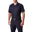 5.11 Men's NYC Metro Stryke Ripstop Short Sleeve Shirt | NYPD Navy | 71402ABR
