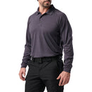 5.11 Men's Performance Long Sleeve Polo - TALL | Charcoal | 72049T