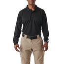 5.11 Men's Performance Long Sleeve Polo - TALL | Black | 72049T