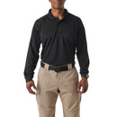 5.11 Men's Performance Long Sleeve Polo - TALL | BLACK | 72049T