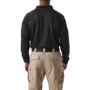 5.11 Men's Performance Long Sleeve Polo - TALL | BLACK | 72049T