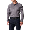 5.11 Men's Performance Long Sleeve Polo - TALL | Storm | 72049T