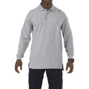 5.11 Men's Utility Long Sleeve Polo | HEATHER GREY | 72057