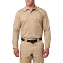 5.11 Men's Flex-Tac TDU Ripstop Long Sleeve Shirt | TDU KHAKI | 72250ABR