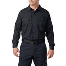 5.11 Men's Flex-Tac TDU Ripstop Long Sleeve Shirt | DARK NAVY | 72250ABR