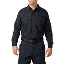 5.11 Men's Flex-Tac TDU Ripstop Long Sleeve Shirt | Dark Navy | 72250ABR