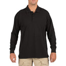 5.11 Men's Tactical Jersey Long Sleeve Polo | BLACK | 72360