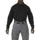 5.11 Men's Stryke Long Sleeve Shirt - TALL | BLACK | 72399TABR