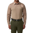 5.11 Men's Stryke PDU Twill Rapid Long Sleeve Shirt | Sheriff Tan | 72547ABR