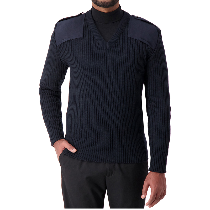 COBMEX NAVY RIBBED SWEATER | 8080-NAVY