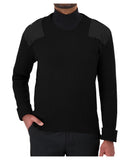 Cobmex Crew Neck Rib “Commando” Sweater | Black | 8083