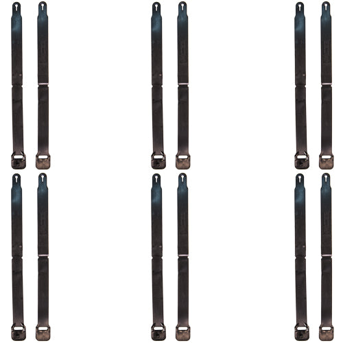 Long Clips: 12" long - 6" folded 30.48cm long - 15.24cm folded HSGI: HSGI® CLIPS | Black | 91LC | LONG