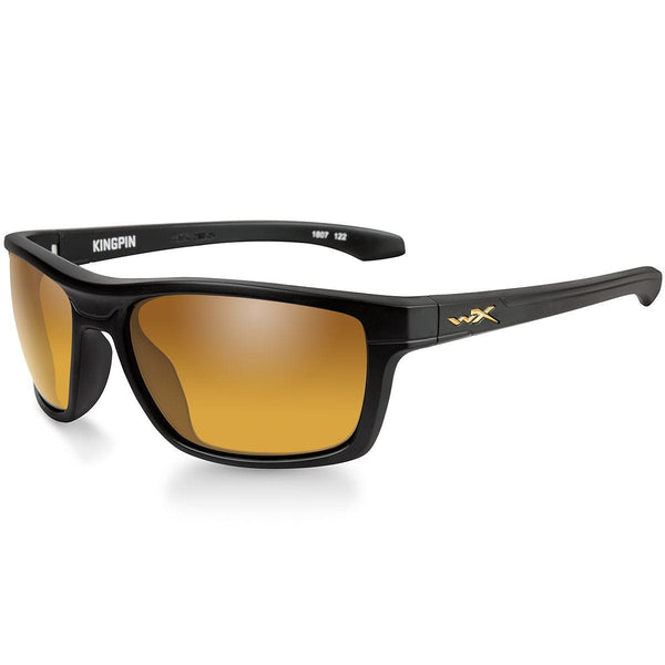 WILEYX® KINGPIN | POLARIZED VENICE GOLD MIRROR | MATTE BLACK | WX ACKNG04