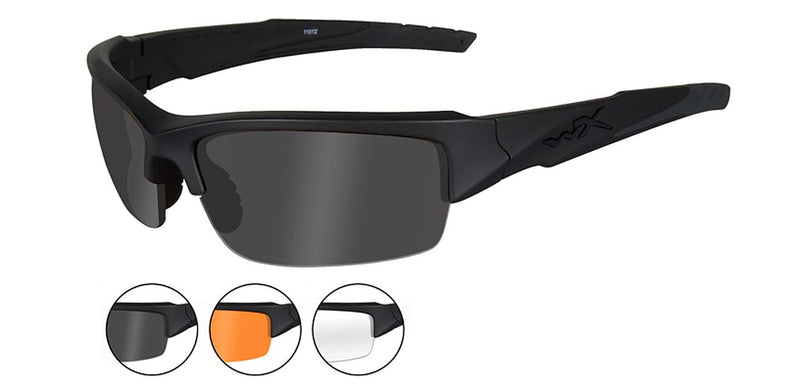 WILEYX® VALOR | CLEAR & LIGHT RUST LEN | MATTE BLACK FRAME | WX VALOR CHVAL06