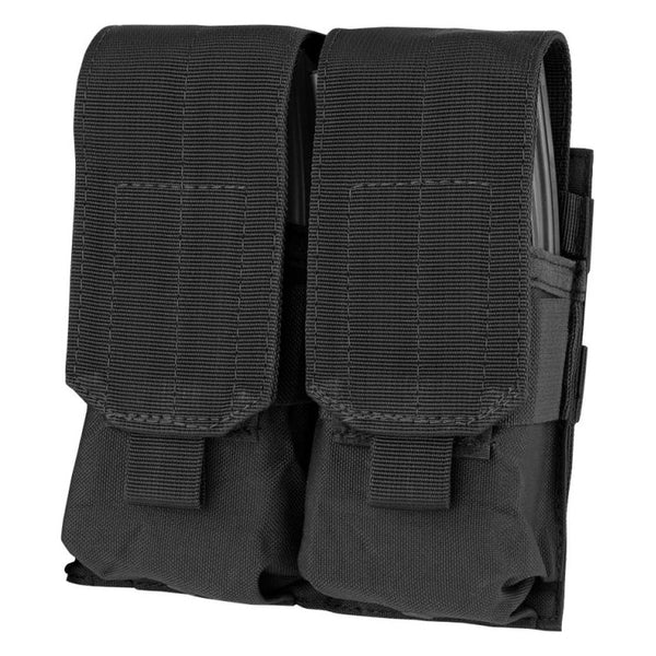 CONDOR | MA4: DOUBLE M4 MAG POUCH BLACK | MA4-002