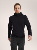 Arc'teryx Delta AR 1/2 Zip Neck Hoody Men's | Black | X000006194