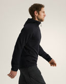 Arc'teryx Delta AR 1/2 Zip Neck Hoody Men's | Black | X000006194