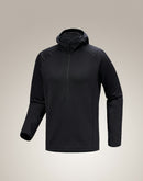 Arc'teryx Delta AR 1/2 Zip Neck Hoody Men's | Black | X000006194