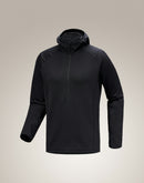 Arc'teryx Delta AR 1/2 Zip Neck Hoody Men's | Black | X000006194