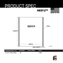 Faraday Defense NEST-Z JUMBO - XXXL Faraday Bag, ESD/EMP, Heat Seal, 40db 34"x40" | 74278