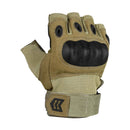 Mission Made Fingerless Hellfox Tactical Gloves | COYOTE | GL1605