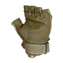 Mission Made Fingerless Hellfox Tactical Gloves | COYOTE | GL1605