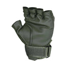 Mission Made Fingerless Hellfox Tactical Gloves | OD GREEN | GL1605