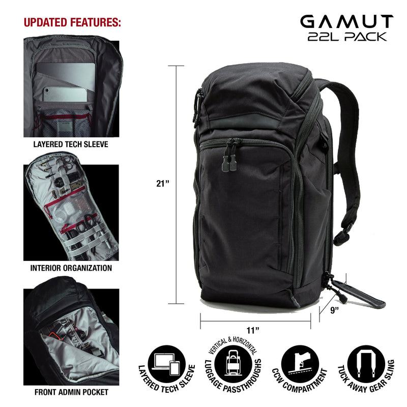Vertx Gamut 22L Backpack | VTX5027