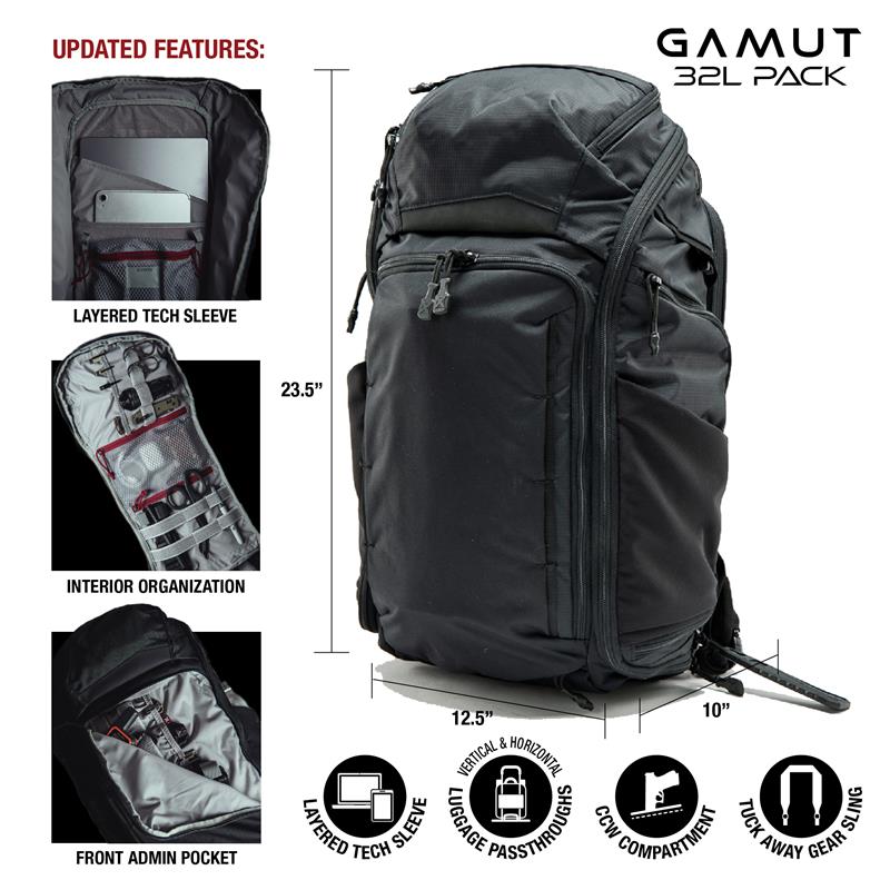 Vertx Gamut 32L Backpack | VTX5029