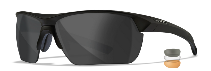 WILEYX® GUARD | SMOKE GREY | CLEAR | LIGHT RUST LENS | MATTE BLACK FRAME | WX GUARD 4006