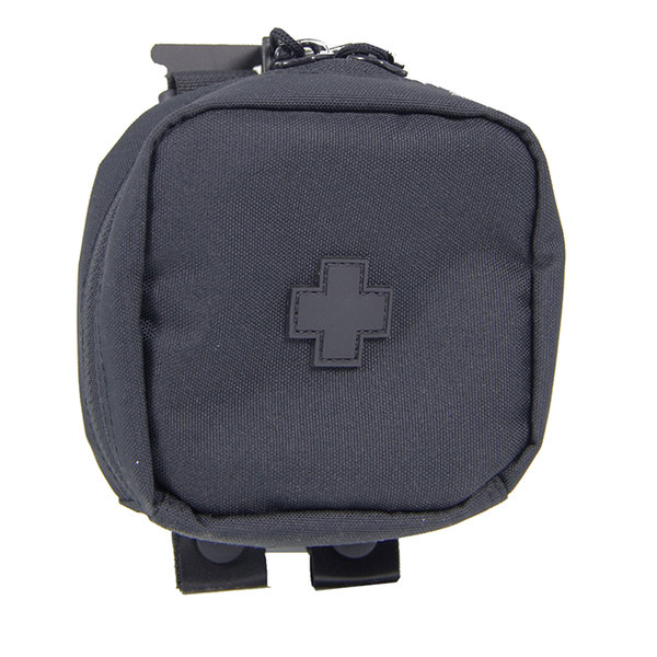 HI-TEC MEDICAL POUCH WITH BLACK CROSS 4" X 4" | HT5717-1