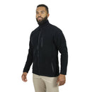 Mission Made Men's Full Zip Fleece Jacket | Black | JA3598