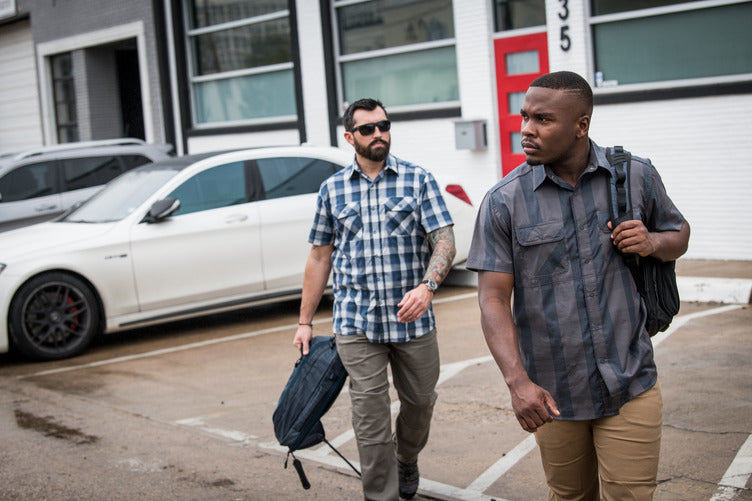 Vertx Weapon Guard Guardian 2.0 Shirt - SS | PIPELINE BLUE PLAID | VTX1431