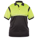Elbeco Men's Ufx Short Sleeve Ultra-Light Polo | Hivis/ Navy | K5214