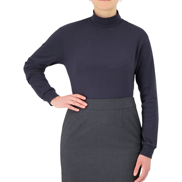 COBMEX LONG SLEEVE CLASSIC MOCKNECK - NAVY | MN100-NAVY