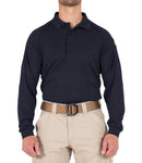 First Tactical Men's Performance Long Sleeve Polo | Midnight Navy | 111503