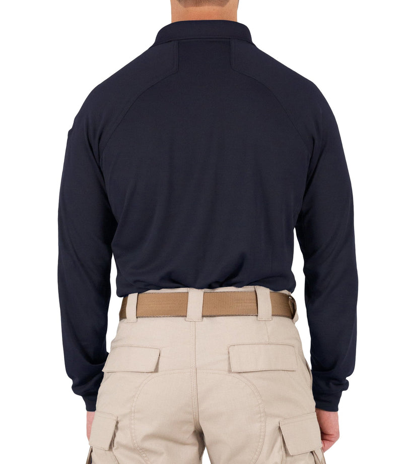 First Tactical Men's Performance Long Sleeve Polo | Midnight Navy | 111503