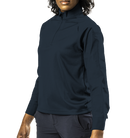 Elbeco UFX Bold Long Sleeve Zip Mock Neck Patrol Shirt | Midnight Navy | SM4108NV
